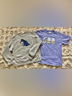 Vintage Eeyore Crewneck Sweatshirt Disney Winnie The Pooh Unisex Adult Large